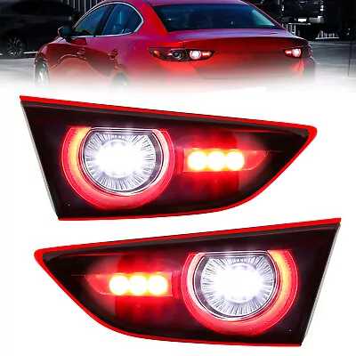 Full LED Tail Lights For 2019-2021 Mazda 3 Sedan 4-Door Inner Rear Brake Lamps • $87.99