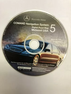 2002 Mercedes Benz C CLK CL E S SLK Navigation GPS MIDWEST USA DISC # 5 • $27.90
