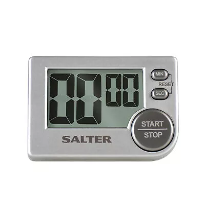 Salter Digital Kitchen Timer Electric Big Button Easy Read Count Up Stopwatch • £11.69