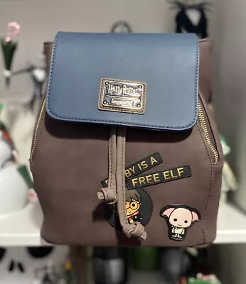 Loungefly Harry Potter Backpack Bag (dobby Is A Free Elf) Chibi NWT HTF • $180