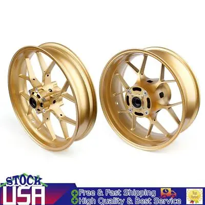 Front Rear Wheel Rims For Honda CBR1000RR 2008 - 2016 2009 2010 2011 Gold • $1050.85