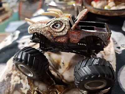 Hot Wheels Monster Jam Jurassic Attack Dinosaur Monster Truck Rev N Go Mattel • $6.99