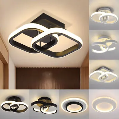 Chic LED Lamp Ceiling Light Modern Chandelier Living Room Bedroom Pendant Light • £21.39