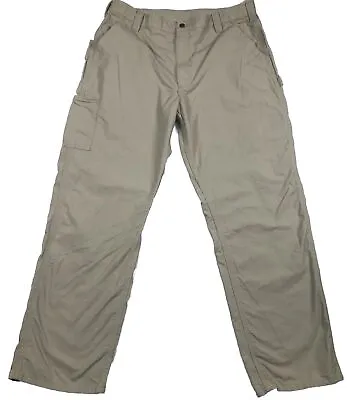 Carhartt Mens Size 40X34 Pants Loose Original Fit B151 Tan Dungaree Carpenter • $0.99