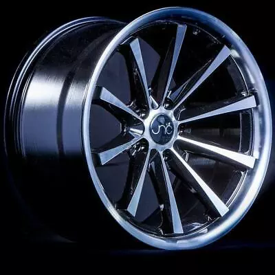 JNC 024 Black Machine Face 18x9.5 5x112 +et30 Cb.66.66 Wheel/Rim • $235.70