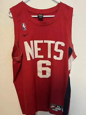 Vintage Kenyon Martin New Jersey XL +2 Length Nets Stitched Nike Team Jersey #6 • $30