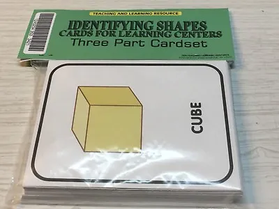 Identifying Shapes - Cards For Learning Center - Three Part Cards - Montessori • $6.50