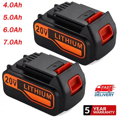 1/2 PACK LBXR20 Battery For Black And Decker Max 20V Lithium-Ion 5.0Ah6.0Ah7.0Ah • $20.99