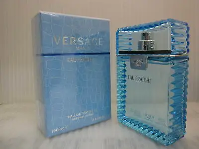 VERSACE MAN EAU FRAICHE By VERSACE 3.3 FL Oz / 100 ML EDT Spray In Sealed Box • $47.99