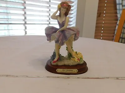 La Verona Collection Lady Dancing In Purple Dress Figurine Pre-owned • $20.79