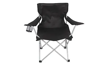 $21.16 • Buy Folding Outdoor Chair Portable Picnic Beach Camping Lounge Stool Seat Cup Holder