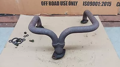 Onan 4.0 RV GenSet 2-cyl Exhaust Manifold W Head Gaskets - No Repairs Or Holes! • $30