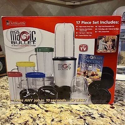 Magic Bullet Blender / Mixer. 17 Piece Set! New In Box!! MBR-1701 W Mugs & More • $49.99