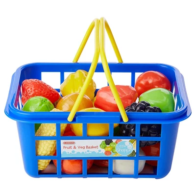 £9.99 • Buy Casdon LITTLE SHOPPER FRUIT & VEGETABLE BASKET Play Food Kids Toddler Toy 3+yrs