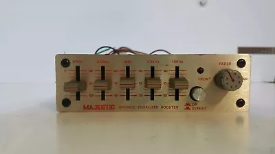 Amplifier Equalizer Majestic Car Radio 60 Watt Vintage Car Working • $86.80