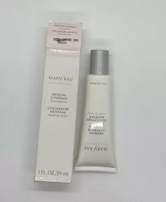 NEW Mary Kay IVORY 200 Medium Coverage Foundation Normal/Oily # 356000 Grey Cap • $26.99