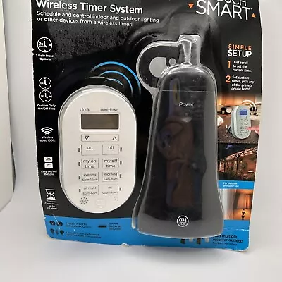 NEW My Touch SmartWireless Programmable Outdoor / Indoor Digital Timer W/Remote • $16.58