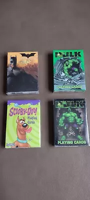 Vintage Lot Of Hulk Batman Scooby Doo Bicycle Playing Cards • $15.99