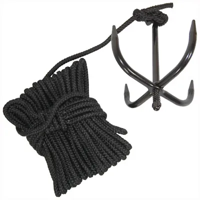 Military Heavy Duty Grappling Anchor Hook With Nylon Rope Ninja Cadet Bushcraft • $52.95