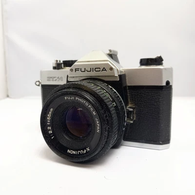 £35 • Buy FUJICA STX-1 35mm SLR Film Camera With X-FUJINON 55mm F/2.2 Lens *Untested*