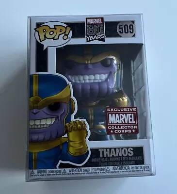 Funko Pop Marvel 509 Marvel 80 Years Thanos Marvel Collector Corps Exclusive • £12.49