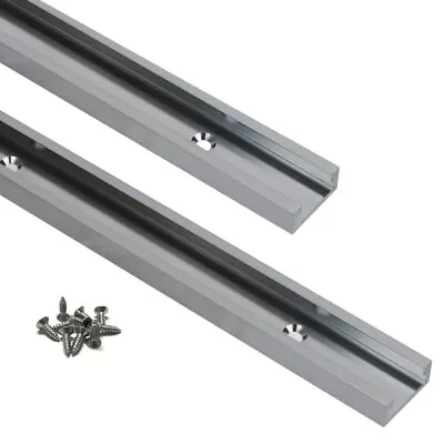 2pc Aluminum 400mm Double-Cut Profile Universal 3/4 T-Track With Predrilled M... • $26.59