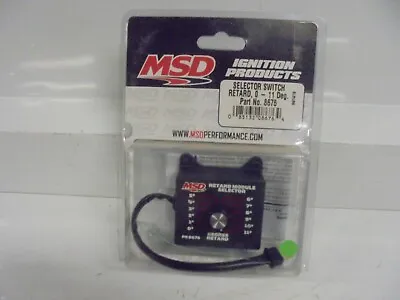 Msd Retard Module Selector # 8676-racing-dirt Late Model-imca-wissota-new ! • $99