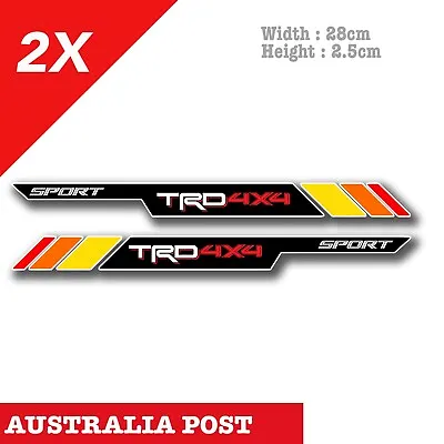 Toyota  TRD SPORT  Hilux 4WD 4X4  Off Road Ute Sticker • $19