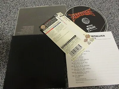 METALLICA / Metallica /JAPAN LTD CD OBI SHM-CD • $19.99