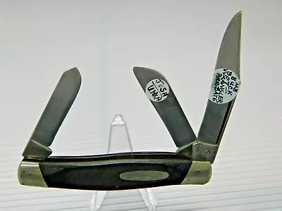 Vintage Pre-Date Buck 307 USA Wrangler Large Stockman Pocketknife 4 1/8  Closed • $14.99