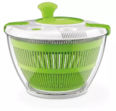 Salad Spinner Large Wash Spin Dry Fruits Vegetables Greens Salads Quick Easy Use • $27.42