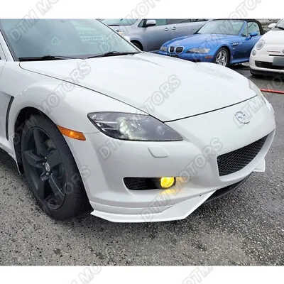For 04-08 Mazda RX8 Painted White MS-Style Front Bumper Lip Body Kit Spoiler • $171.41