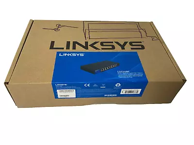 Linksys LGS108P 8-Port Business Desktop Gigabit PoE+ Switch NEW • $46.61