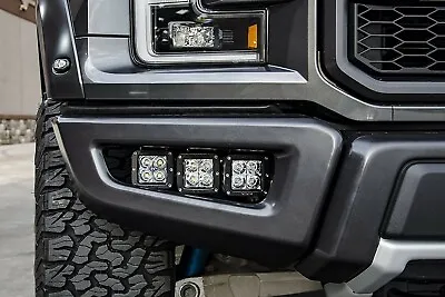 N-Fab Bumper Cube Light Brackets For Raptor 2017-2021 - LEDs Sold Separate • $46.71