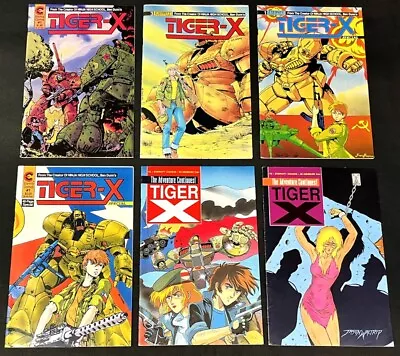 Tiger-X (1988) LOT OF 6! VOL.1 #1/3 / VOL.2 #2/3 + SPECIAL! NEAR COMPLETE SERIES • $16.19