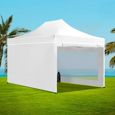$218.03 • Buy Instahut Gazebo Pop Up Marquee 3x4.5 Folding Wedding Tent Gazebos Shade White