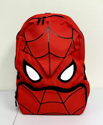 17in Spider-Man Backpack Boy / Girl School Marvel Comic Spiderman Red Backpack • $17.99