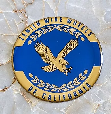 $20 • Buy Blue And Gold Zenith Wire Wheels Eagle Wire Wheel Chips Set Of 4 Size 2.25in