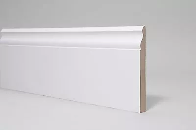 Skirting Board  White Primed MDF  Ogee  168 X 18 X 4400mm • £215