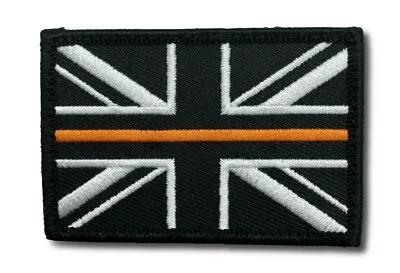 Thin Orange Line Search & Rescue Union Jack  Official VELCRO® Patch UK Badge • £4.19