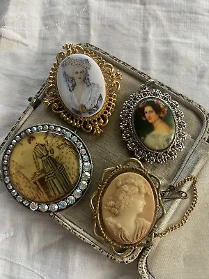 £12.99 • Buy Collection Job Lot Vintage 1950s/60s Cameo Costume Jewellery