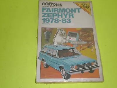 Chilton Ford Fairmont Mercury Zephyr 1978-1983  Chilton Repair  Manual 6965 • $11.95