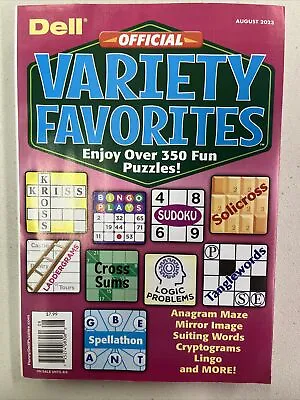 DELL Official Variety Puzzles Favorites August 2023 • $8.99