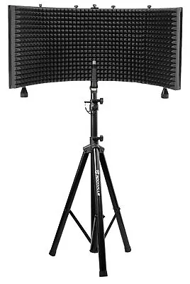 Rockville Recording Studio Microphone Isolation Shield + Heavy Duty Tripod Stand • $90