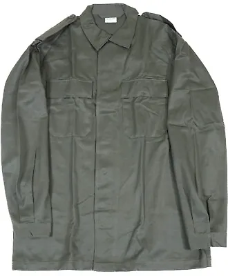Large (50)- Belgian Army OD Field Shirt Jacket BDU Camo Camouflage Military • $29.95