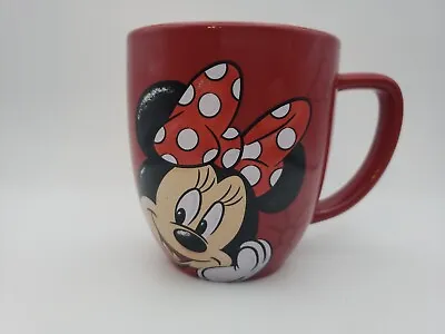 Disney Parks Minnie Mouse Red Coffee Mug Cup • $9.99