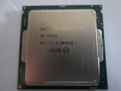 Intel Core I5-6600 - 3.30GHz Quad Core CPU Processor • $27.97