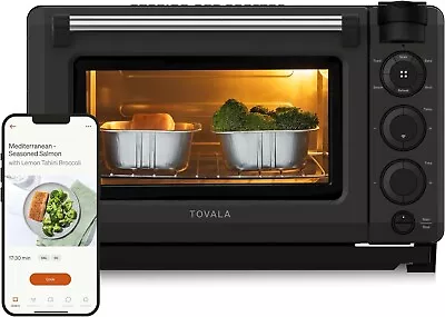 Tovala Smart Oven Pro 6-in-1 WiFi Countertop Convection Air Fryer  Steam Oven • $199