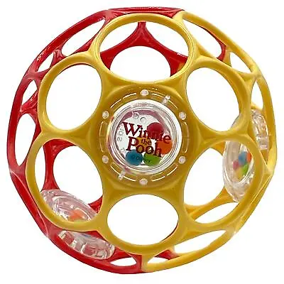 Bright Starts Oball Easy Grasp Rattle Ball Disney Baby Toy Winnie The Pooh New • £6.99