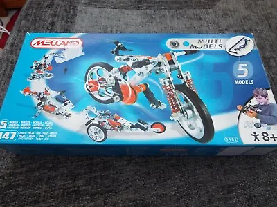 Meccano Multi Models Set 3501 147 Pieces 5 Models Great Condition  • £9.99